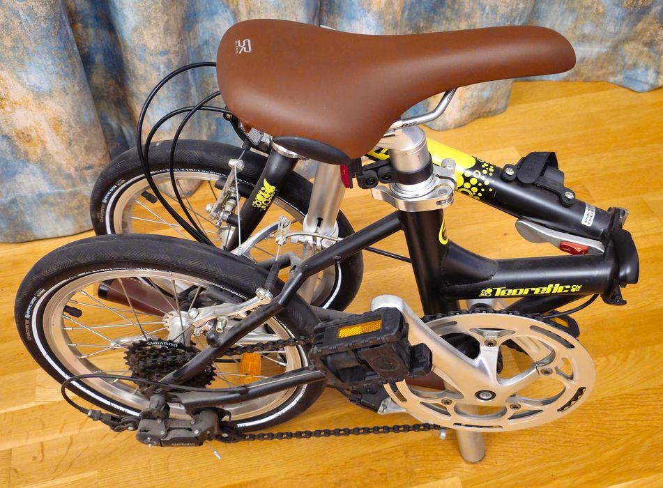 Bicicleta Pliabila, Pegas Teoretic 7S, Negru stelar