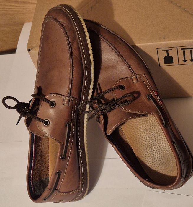 Mocasini piele naturală Tommy Hilfiger M44