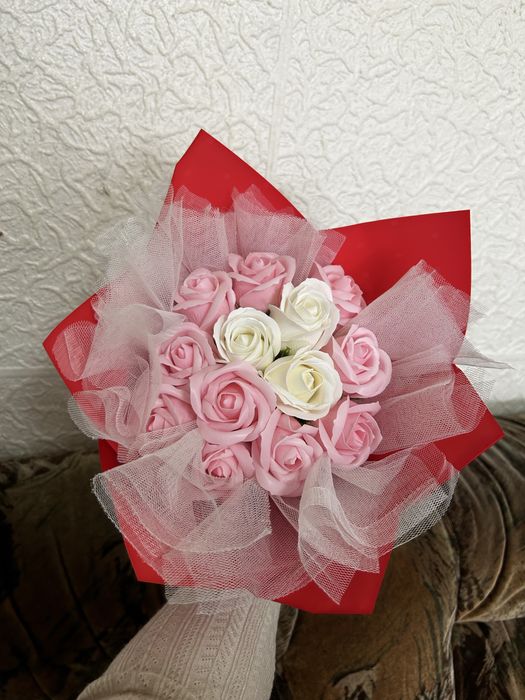 Buchet trandafiri de sapun