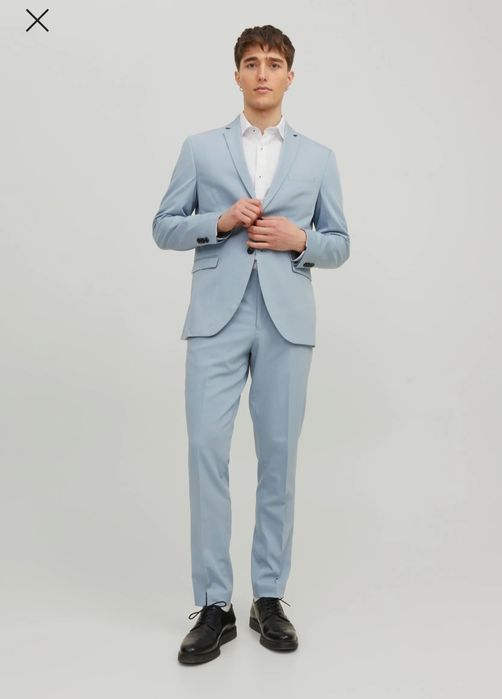 Sacou Premium by Jack and Jones 56 nou bleu ciel