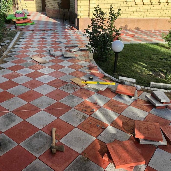 Брусчатка, тратуарная