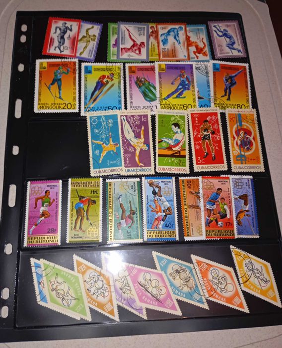Сет пощенски марки Olympic games,  Moskow 1980. Спорт. 8 бр.
