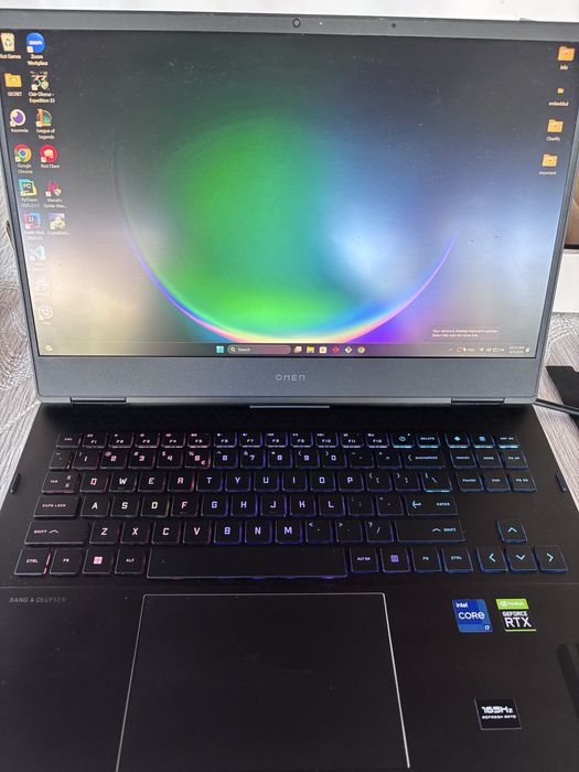 HP OMEN 16 inch gaming laptop