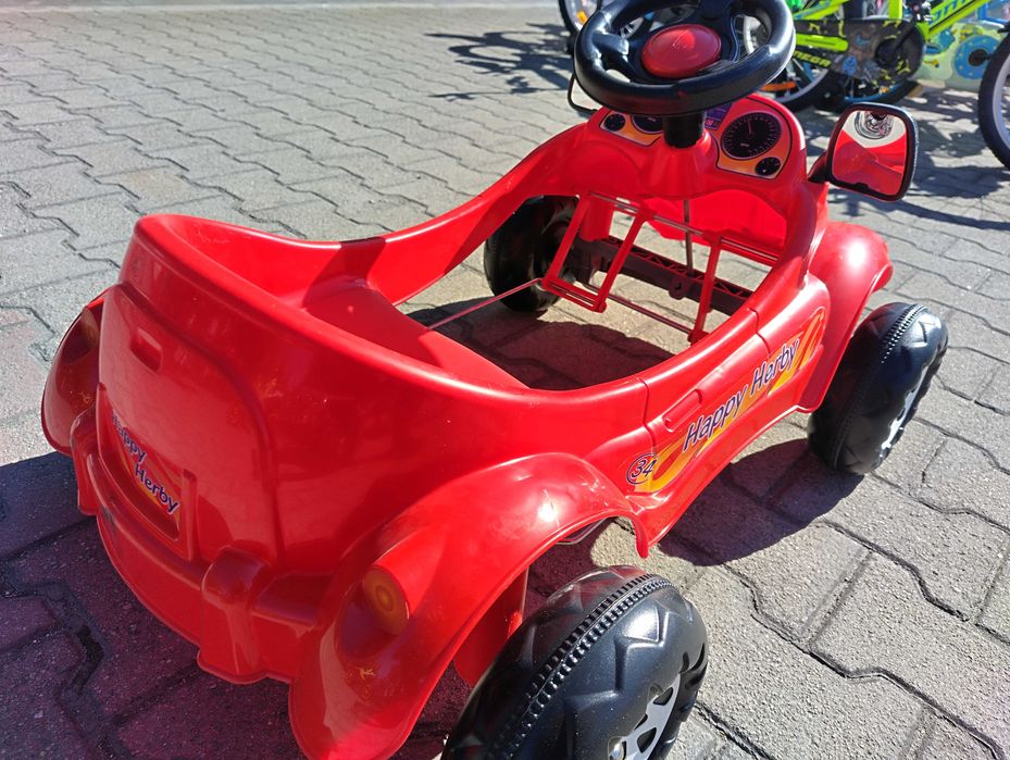 PILSAN Детска кола с педали HAPPY HERBY червен