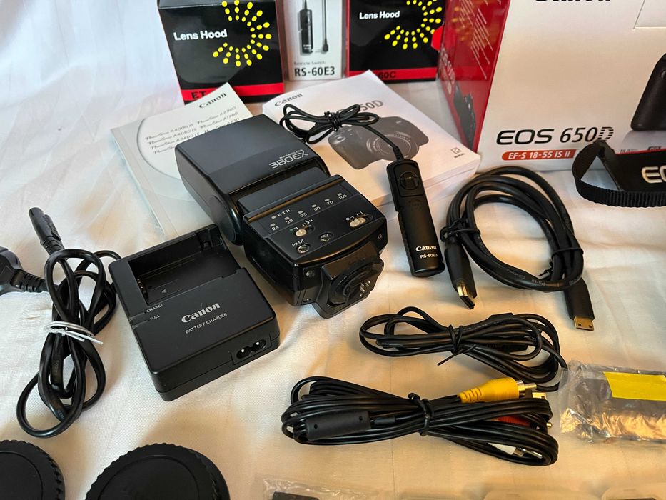 Canon EOS 650 D kit complet DSLR shot and go