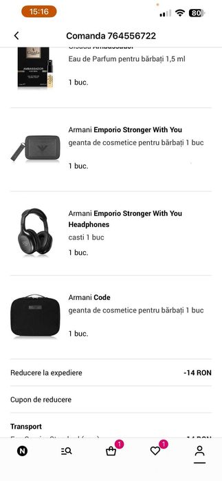 Borsetă Armani Code