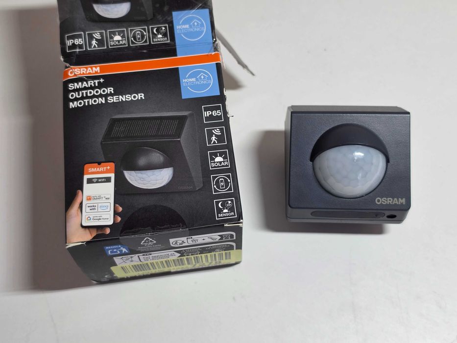 Senzor de miscare inteligent OSRAM SMART+ Wi Fi, IP65, cu incarcare solara