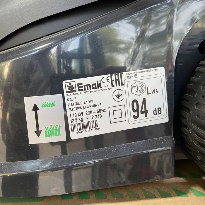 Газонокосилка электрическая Oleo-Mac K35P Italy