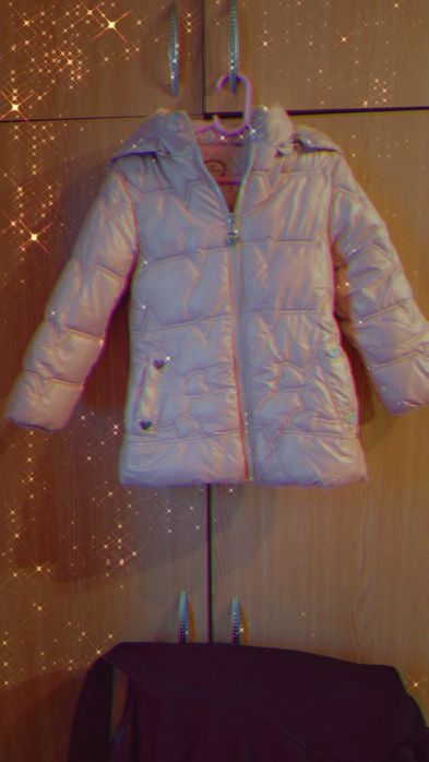 Vang geaca fetite cul.roz sidefat mar.38