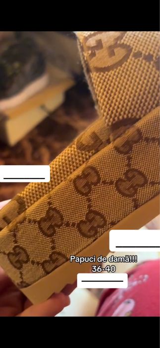papuci gucci damă