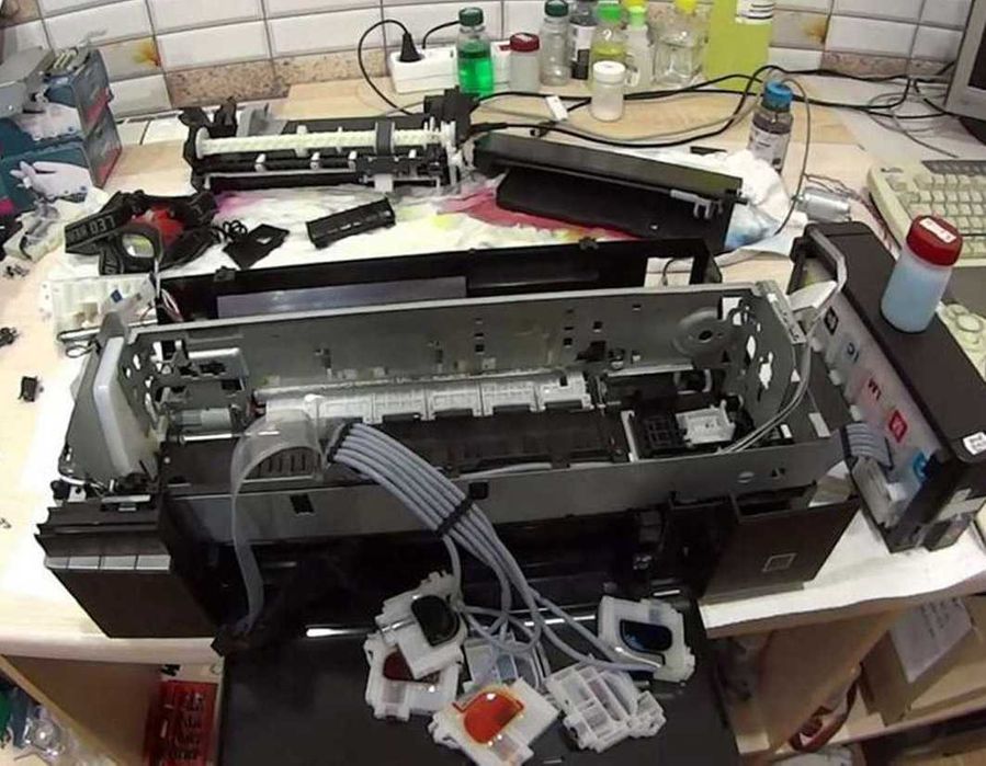 24/7 Ремонт принтеров заправка картриджей