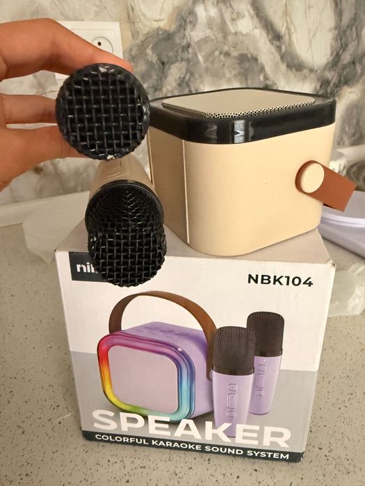 Kолонка nillmax с 2 микрофонами