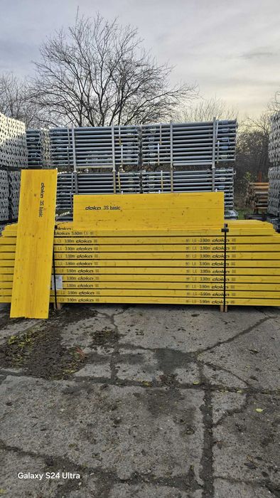 Popi metalici cofraje doka accesorii panou galben