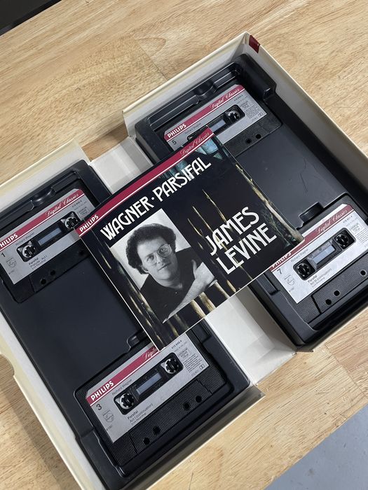 Set 4 casete opera parsifal de richard wagner dirijor james levinte