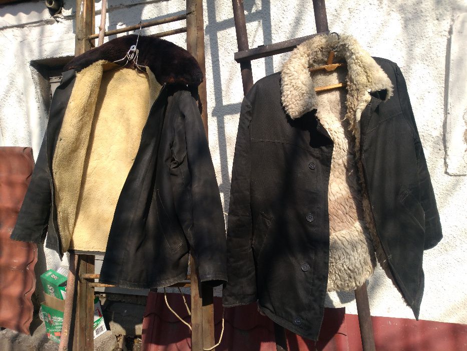 полушубок мужской из овчины, размер 50-52