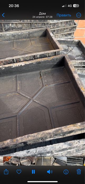 Формы для тротуарной плитки, брусчатки, поребриков