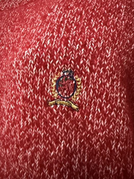 Мъжки пуловер tommy hilfiger l xl л хл вълна и памук