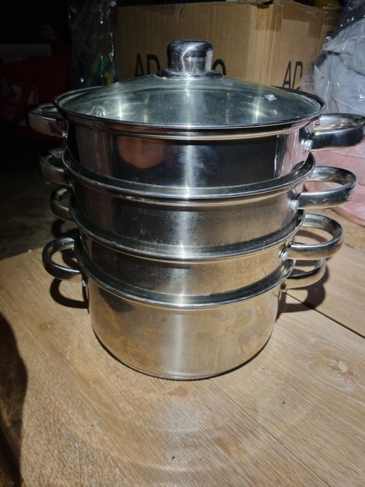 Oala aburi kinghoff cu 3 etaje