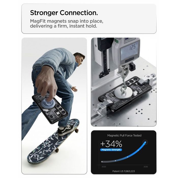 Прозрачен Кейс Spigen Ultra Hybrid Mag Zero One с MagSafe за Galaxy S26 Ultra