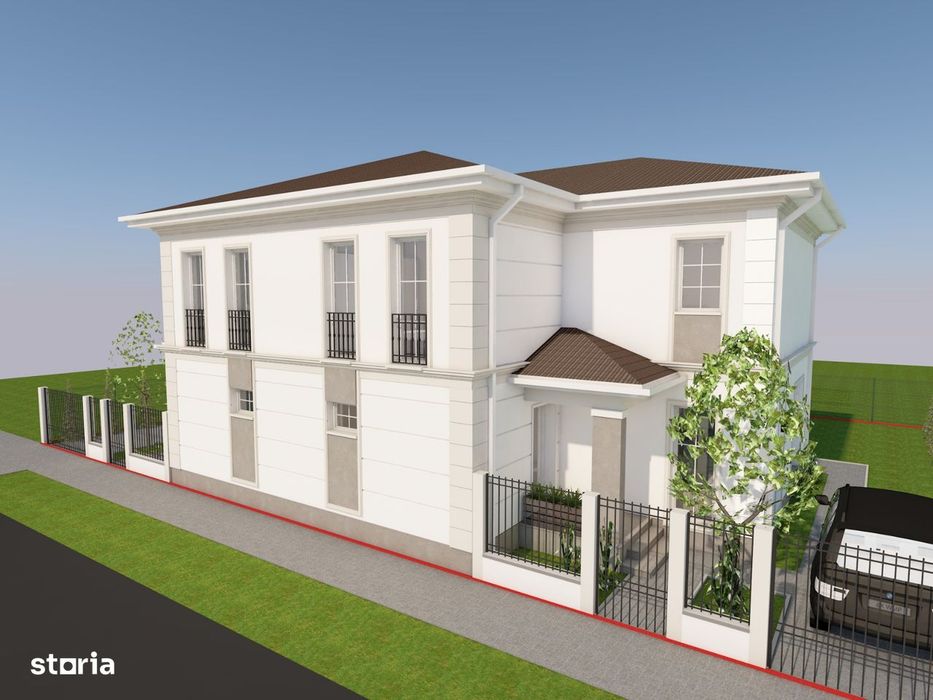 COMISION 0% Duplex modern, 4 camere, 110 mp utili, 200 mp teren - Giro