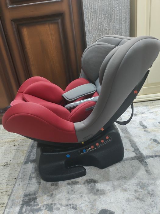 Scaun auto JUJU Little Rider JU1200-DC-GREY-D-RED, 5 puncte, 0 - 18kg,