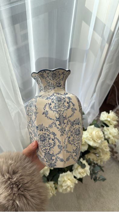 Ваза декоративная керамика винтаж 25см