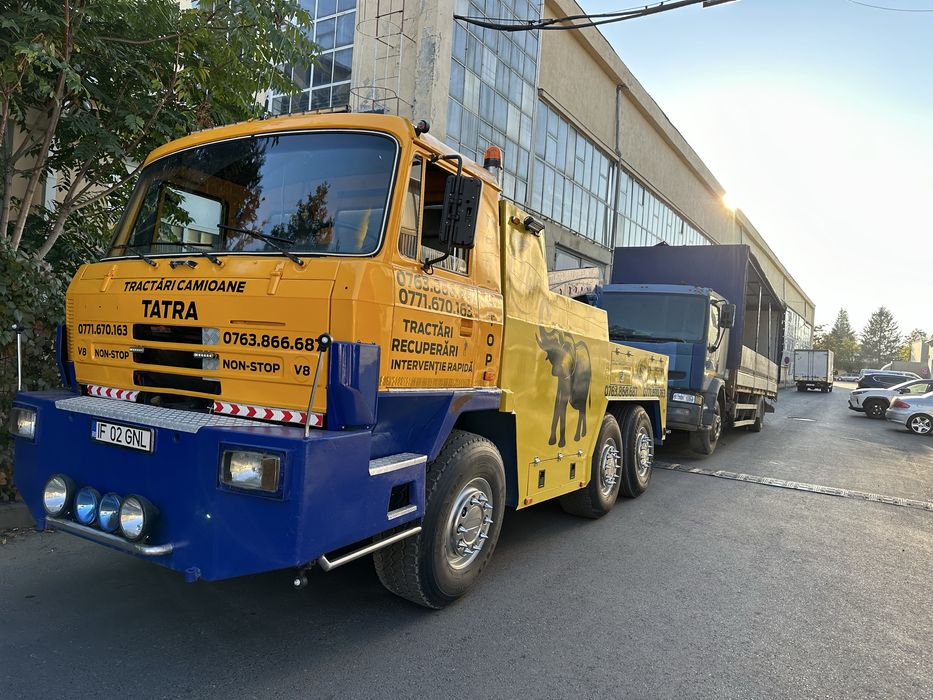 Tractari camioane Recuperator Autoutilitare Recovery Platforma Auto