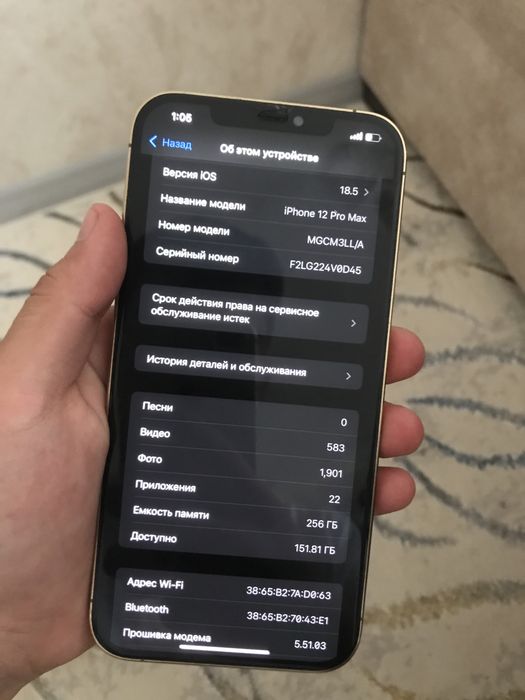 iphone 12 pro max holati idiak hamma joyi radnoy hamma narsasi ishlayd
