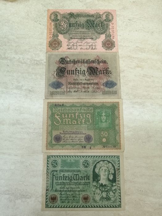 Стари банкноти 1908г-1923г