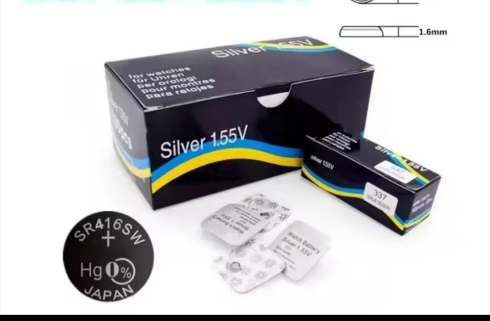 Baterii SONY 337 SR416SW 1,55V originale pt casti de copiat japoneze