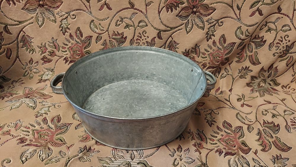 Тазик советский оцинкованный