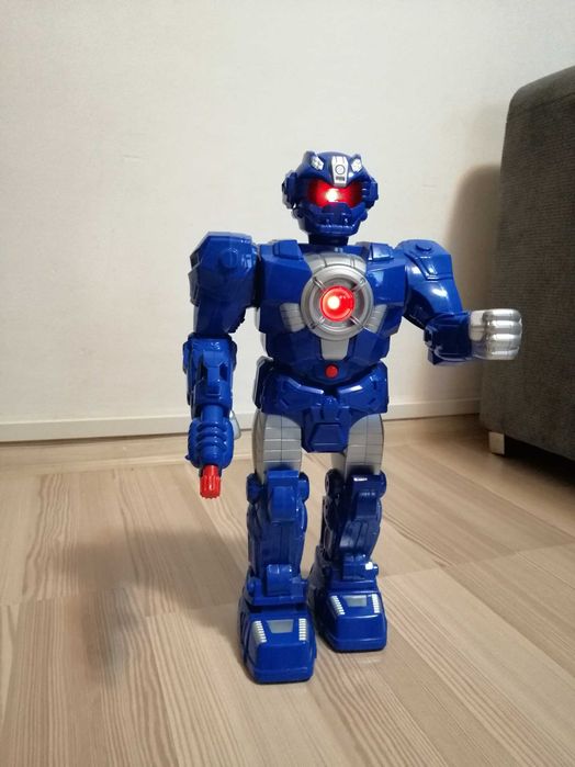 Robot interactiv de jucarie, miscari, sunete si lumini