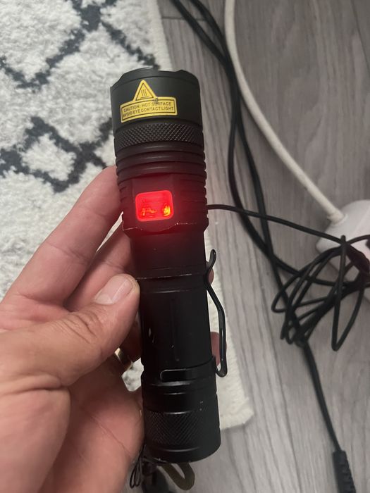 Lanterna tactica , led , stroboscop ,5000 mAh