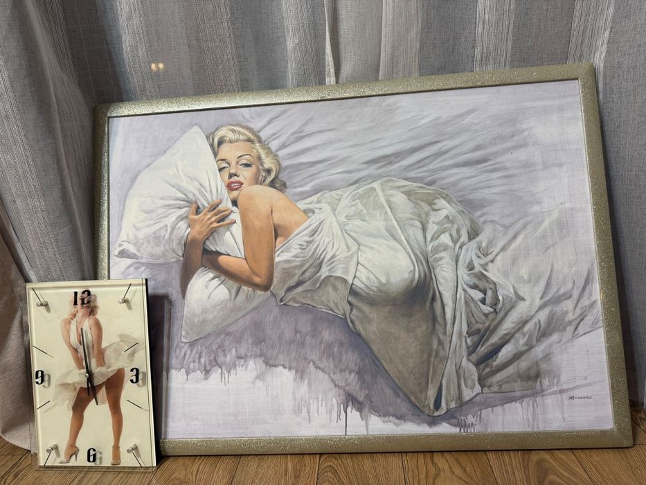 Tablou Marilyn Monroe plus ceas de Perete