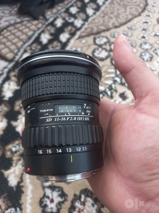Canon Tokina 11-16 2.8 obektib sotiladi