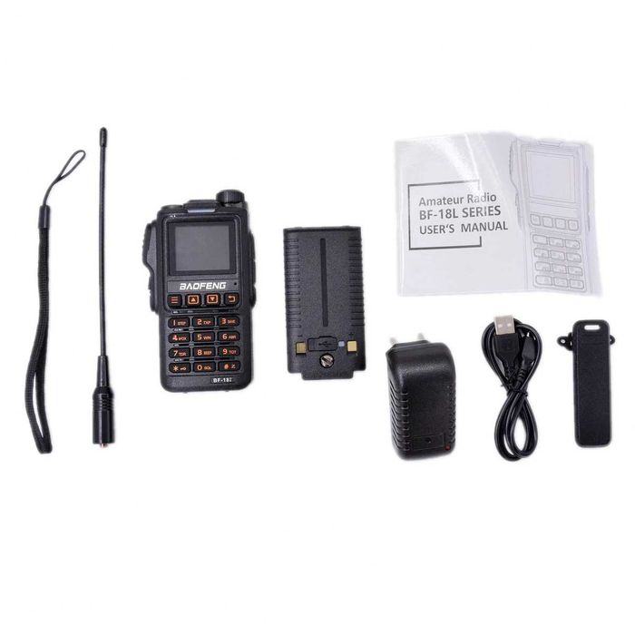Нова Triband BAOFENG UV 18 Ultra 28w 13500mah радиостанция 136-174; 220-260,400-520 трибаднова от вносител, комуникации лов строежи спасители
