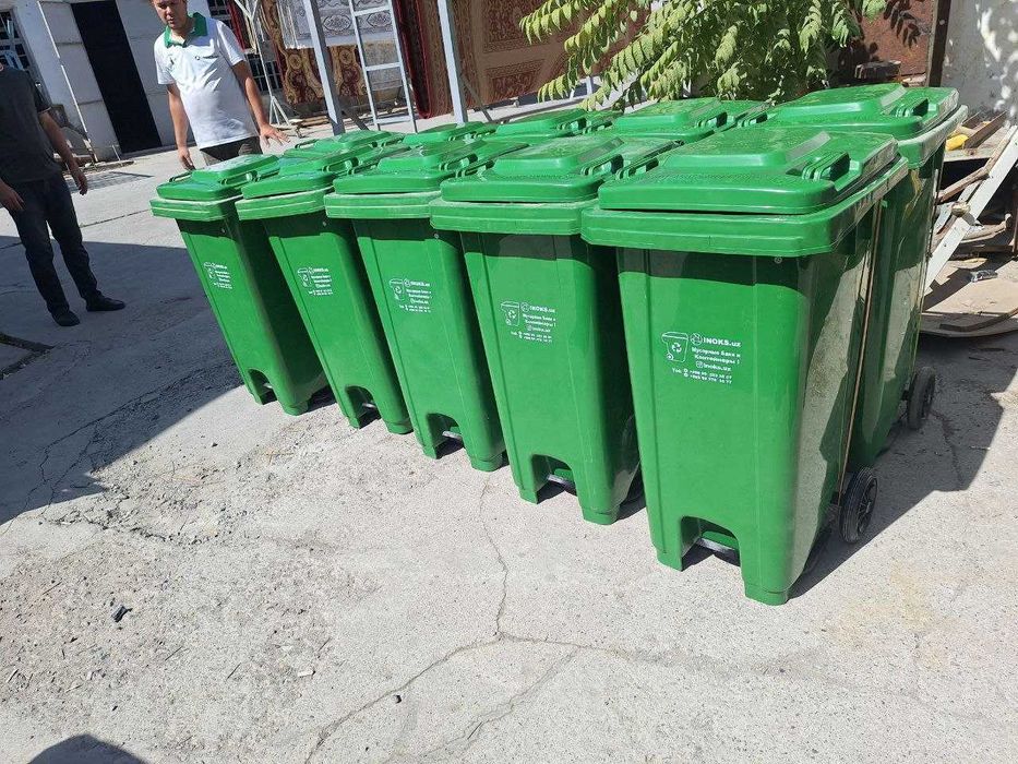Мусорный бак расия китай  240л 360л 660л 770л 1100л