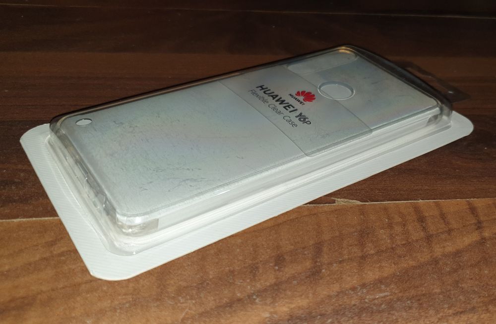 Husa silicon originala Huawei Flexible Clear Case Y6p set 2 bucati