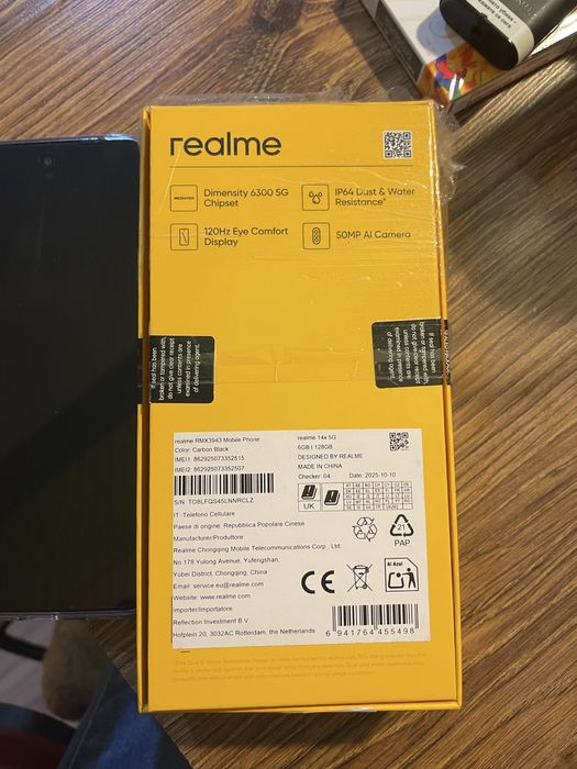 Realme 14 x5G carbon Black