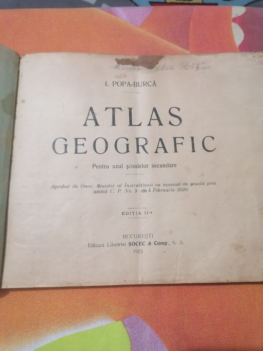Atlas geografic 1923