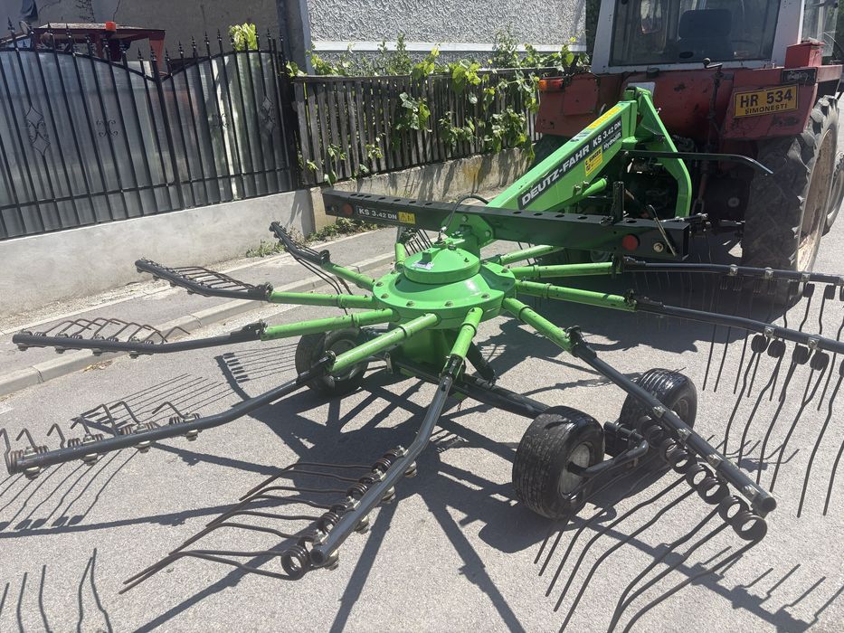 Grebla dupa tractor