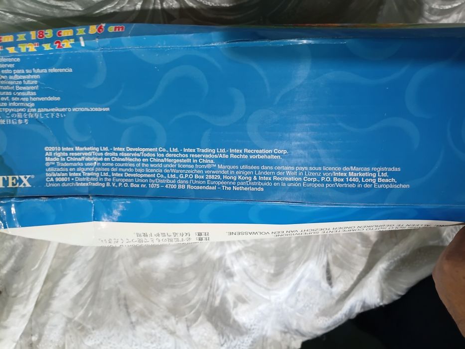 Продаю надувной бассейн 2×3×0.56 м.