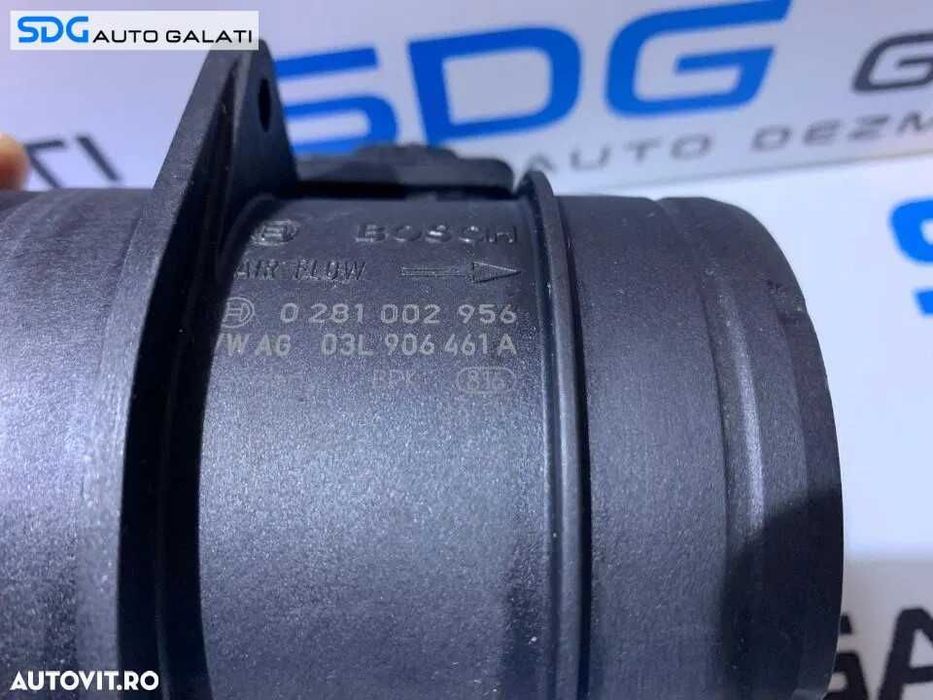 Senzor Debitmetru Aer Audi A3 8P 2.0TDI CFFA CFFB CFGB CLJA 2008 - 2013 Cod 03L906461A 0281002956 [B3487]