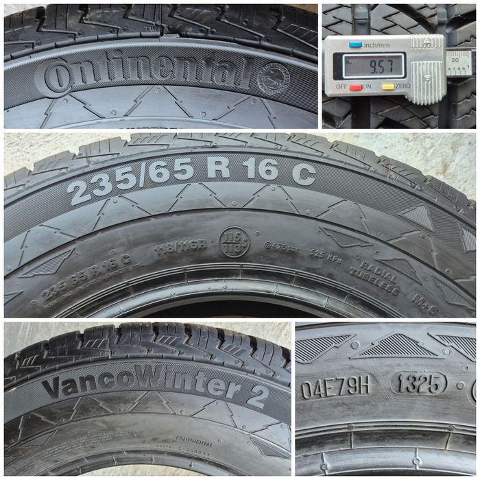 O bucată 235/65 R16C M+S iarnă - una Michelin Continental Hankook