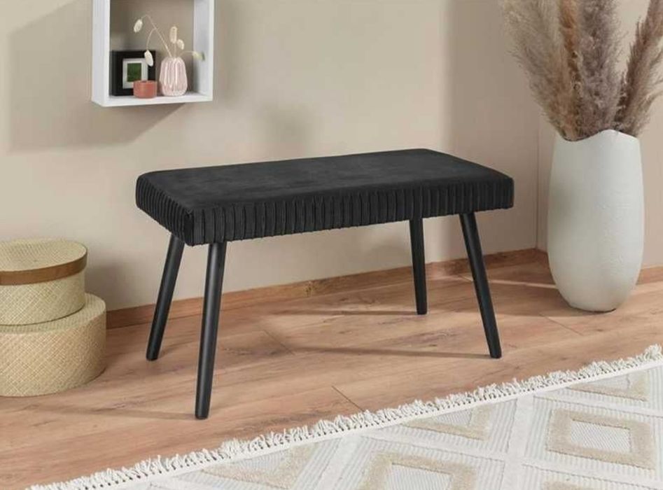 Голяма кадифена табуретка,пейка за антре, спалня