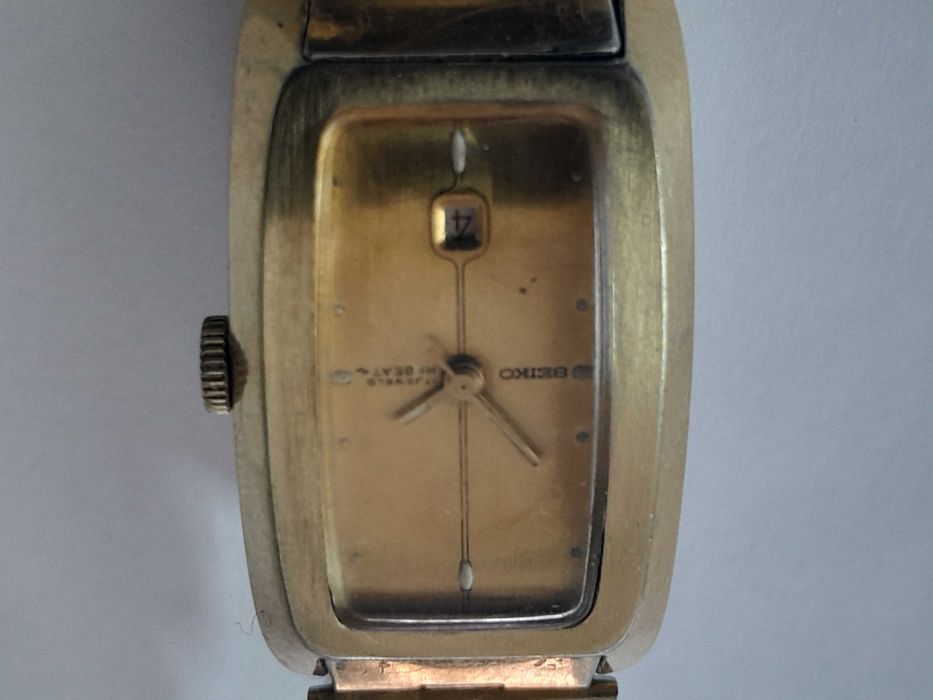 Ceas mecanic, Seiko, damă, original, curbiplan, high-beat