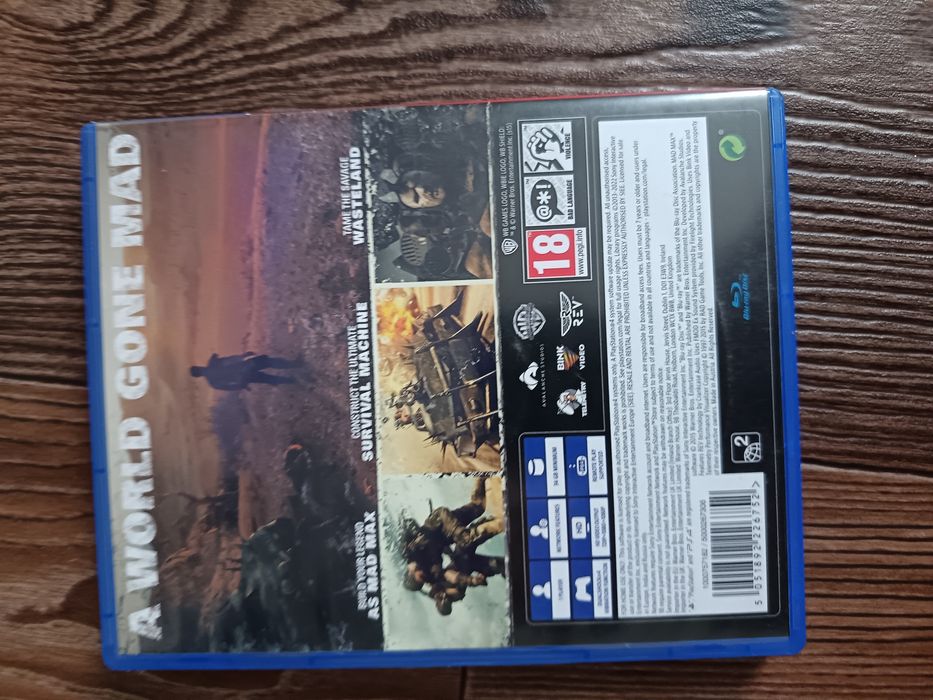 Обменяю MAD MAX на пс 4