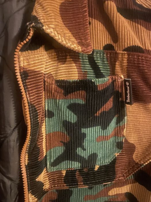 Яке Timberland corduroy chore jacket camo