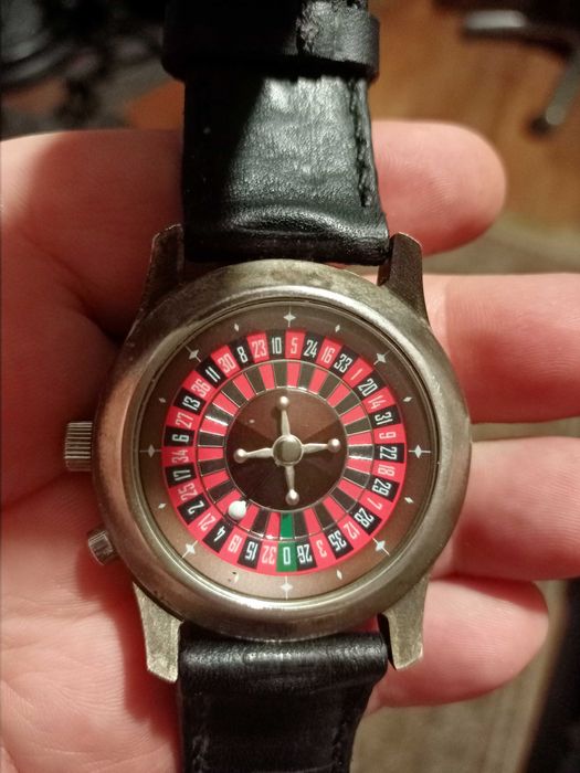 Серебрянные часы ника рулетка