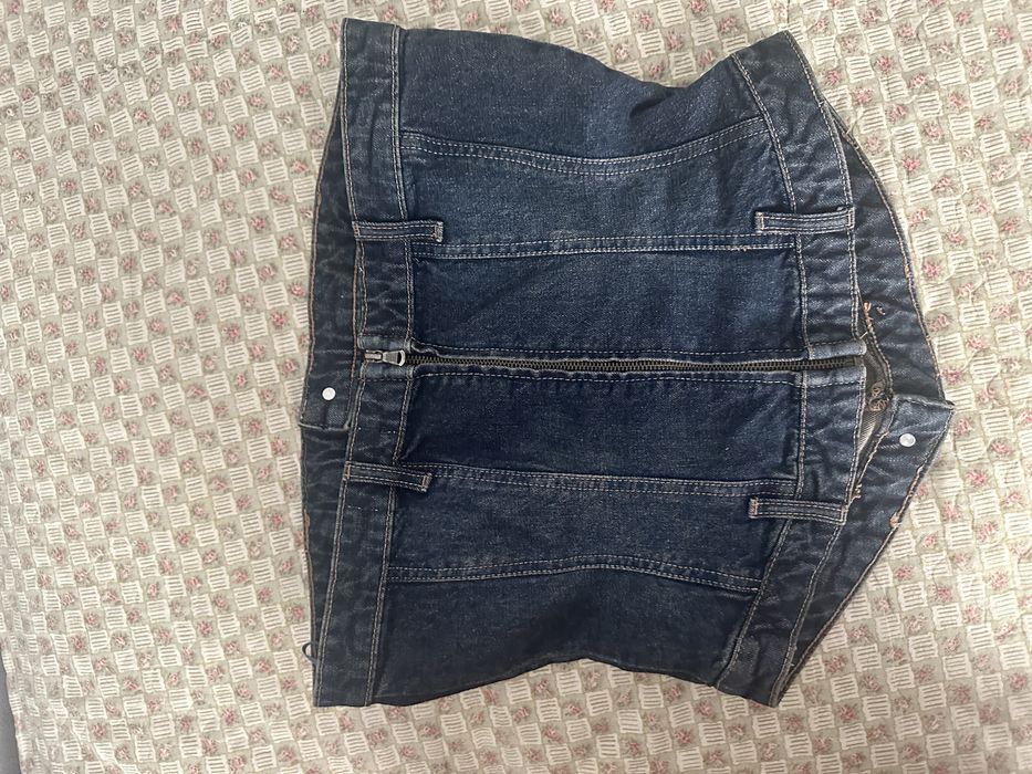 Zara джинсовый корсет